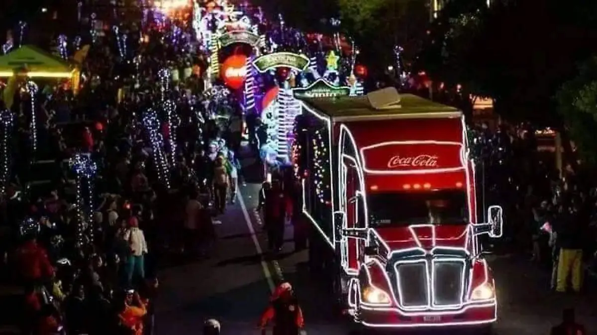 Navidad Art Caravana Coca Cola